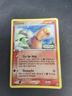 Pokemon TCG Torkoal EX Legend Maker 27 Reverse Holo Rare MINT - Image 2