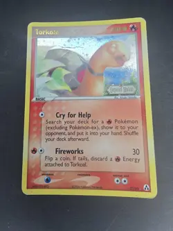 Pokemon TCG Torkoal EX Legend Maker 27 Reverse Holo Rare MINT - Image 4