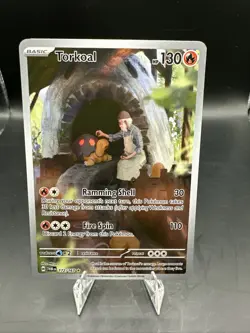 Pokemon TCG Torkoal 172/167 Twilight Masquerade Illustration Rare NM/M Condition - Image 1