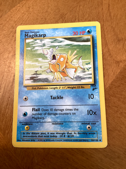 Pokemon-TCG-Magikarp-50/130-Base Set 2-Uncommon - Image 1