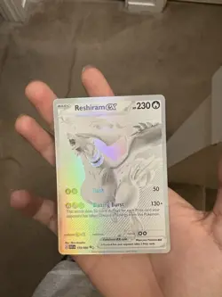 Pokemon Reshiram EX 158/086 Special Illustration Rare White Flare TCG - Image 1