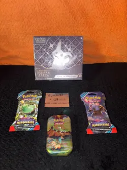 Pokemon Paldean Fates ETB Elite Trainer Box New Sealed (Small Plastic tears) l - Image 1