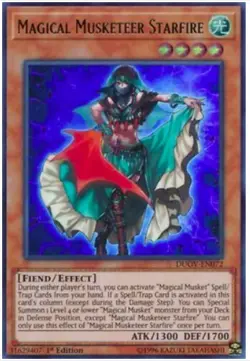 Yu-Gi-Oh! Magical Musketeer Starfire - DUOV-EN072 - Ultra Rare - 1st Edition M - Image 1