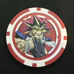 Yami Yugi Red Coin Poker Chip Yu-Gi-Oh! OTS Yugioh Duel Links Prize Token Lot I - Image 1