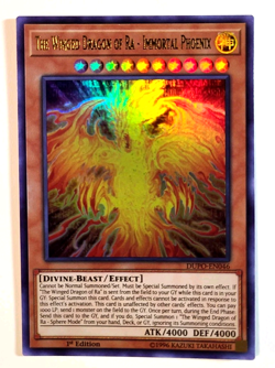 NM - Yugioh The Winged Dragon of Ra - Immortal Phoenix - DUPO-EN046 - Ultra Rare - Image 1