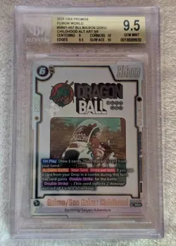 Dragon Ball Super Card Game - Bulma/Son Goku : Childhood SB01-057 SR - BGS 9.5 - Image 1