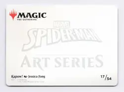 Kapow! Art Card (Gold-Stamped Signature) 17/54 MTG Marvel's Spider-Man (AASPM) - Image 2