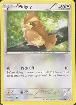 Pidgey 75/106 Flashfire Regular - Pokemon Card - Image 1