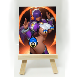 Layer -Megaman - Top Deck Waifu Art Card (18+) - Image 1