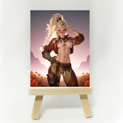 Gemma - Monster Hunter - Top Deck Waifu Art Card (18+) - Image 1
