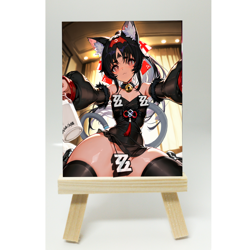 Nekomiya Mana - Zenless Zone Zero - Top Deck Waifu Art Card (18+) - Image 1