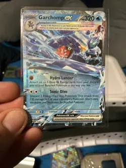Pokemon Garchomp TCG Holo Card EX 38/182 Paradox Rift - Image 1