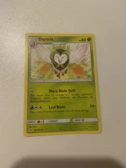 Dartrix 10/149 Uncommon Pokemon Card - Sun & Moon (2017) - NM - Image 1