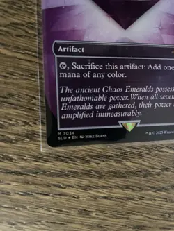 MTG Chaos Emerald Lotus Petal (7034) Secret Lair x Sonic Drop Foil LP - Image 5