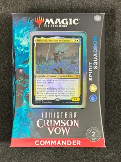 Magic the Gathering MTG Innistrad CRIMSON VOW Commander Deck SPIRIT SQUADRON - Image 1