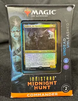Magic the Gathering MTG Innistrad Midnight Hunt Commander Deck Undead Unleashed - Image 1