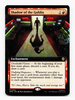 Shadow of the Goblin (Extended Art) - [Marvel's Spider-Man] MTG Magic NM/M 🔥 - Image 1