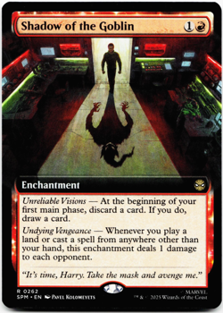 Shadow of the Goblin (Extended Art) - [Marvel's Spider-Man] MTG Magic NM/M 🔥 - Image 3