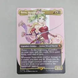 MTG FINAL FANTASY Terra, Herald of Hope Borderless M 0204 English 2025 Hobby - Image 3