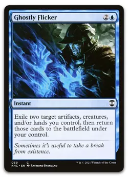 Ghostly Flicker #39 (NM) Kaldheim KHC Magic MTG - Image 1