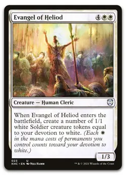 Evangel of Heliod #23 (NM) Kaldheim KHC Magic MTG - Image 1