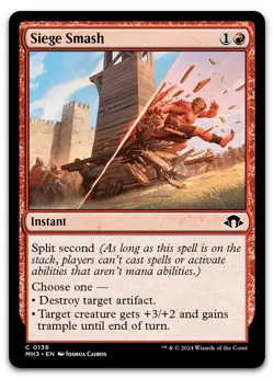 Siege Smash #136 (NM) Modern Horizons 3 MH3 Magic MTG - Image 1