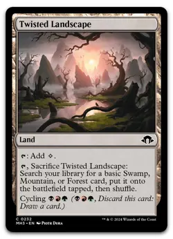 Twisted Landscape #232 (NM) Modern Horizons 3 MH3 Magic MTG - Image 1