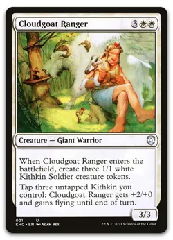 Cloudgoat Ranger #21 (NM) Kaldheim KHC Magic MTG - Image 1
