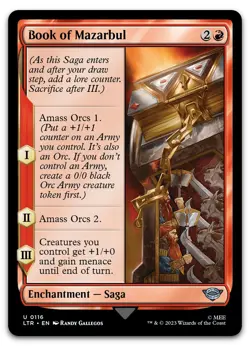 Book of Mazarbul #116 (NM) Lord of the Rings LTR Magic MTG - Image 1
