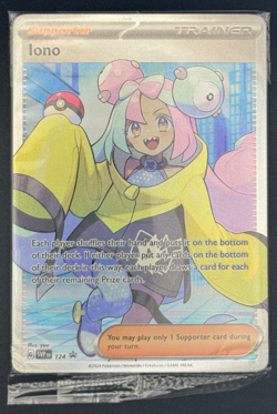 Iono 124 Pokemon TCG SV: Scarlet & Violet SVP Black Star Promo Cards Sealed NM - Image 1