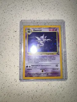 Pokemon Fossil haunter, Zappos, Mika kabutops 6/62 square cut error misprint nfc - Image 2