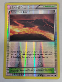 2016 Pokemon Fates Collide #110 Scorched Earth Reverse Holo NM to Mint Condition - Image 1