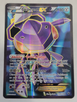 2016 Pokemon Fates Collide #120 Genesect EX Full Art LP to NM Cond See Pictures - Image 1