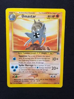 Omastar 43/75 MP - Pokemon TCG Neo Series Neo Discovery N2 Uncommon - Image 4
