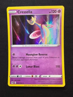 Cresselia 074/196 Holo Rare LP - Pokemon TCG Sword & Shield Lost Origin LOR - Image 1