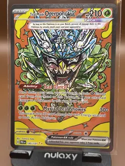Pokemon TCG Teal Mask Ogerpon ex 145/131 Sv: Prismatic Evolutions Holo - Image 1