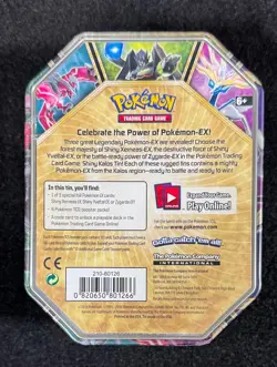POKEMON 2016 TIN SHINY KALOS XERNEAS EX Tin NICE SEALED - Image 4