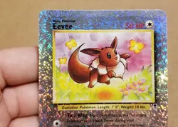 POKEMON TCG EEVEE 74/110 ● COMMON REVERSE HOLO LEGENDARY COLLECTION VINTAGE NM - Image 3