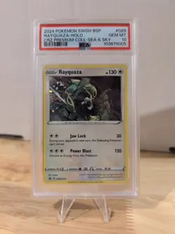 Rayquaza - Holo #SWSH029 - 2024 Pokemon SWSH Black Star Promo - GEM MINT PSA 10 - Image 1