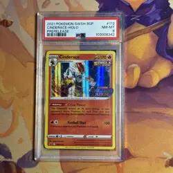 Cinderace - SWSH112 - Chilling Reign Prerelease Promo - PSA 8 - Pokemon TCG - Image 1