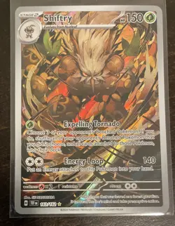 Pokemon Shiftry TEF 163/162 Temporal Forces Illustration Rare TCG - Image 1