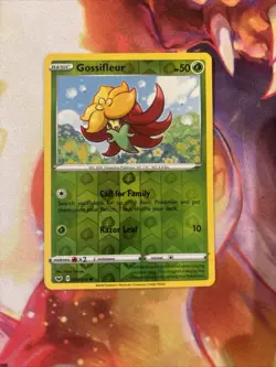 🚀 Gossifleur 020/202 Reverse Holo SW&SH Base Set Pokemon Cards TCG Mint - Image 1