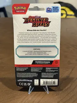 Pokemon TCG Scarlet & Violet Destined Rivals Checklane Blister EEVEE QUANTITY🔥 - Image 2