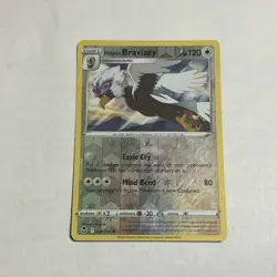 Hisuian Braviary Reverse Holo Rare SWSH12: Silver Tempest 149/195 LP Pokemon LP - Image 1
