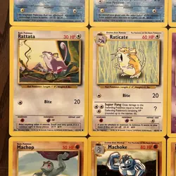 Pokemon Base Set Lot Of 12 Cards (1999) - Image 5