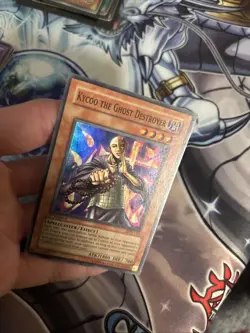 (29) Yugioh Kycoo the Ghost Destroyer LON-062 Super Rare 1st Ed LP - Image 4