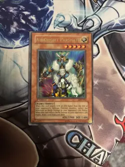 (29) Yugioh Airknight Parshath LOD-062 Ultra Rare 1st Ed MP - Image 1