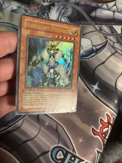 (29) Yugioh Airknight Parshath LOD-062 Ultra Rare 1st Ed MP - Image 2