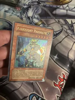 (29) Yugioh Airknight Parshath LOD-062 Ultra Rare 1st Ed MP - Image 4