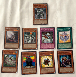 Yugioh lot of 9 cards Monster, Spell, Trap - Image 1